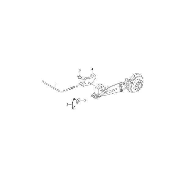 Трос тормоза