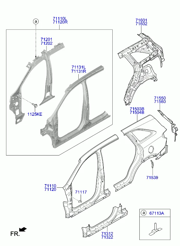 панель кузова боковая
