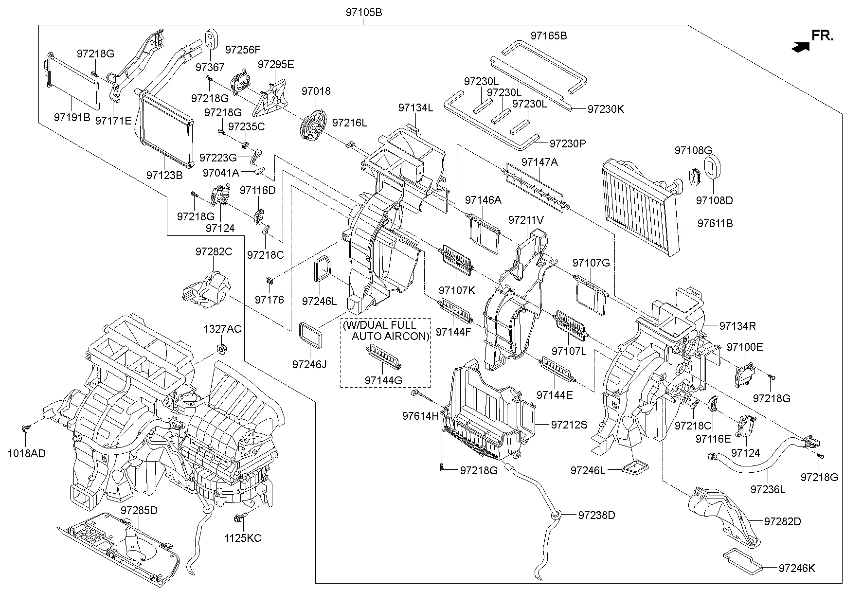 HEATER SYSTEM-HEATER & BLOWER; 1