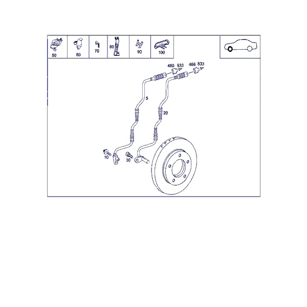 ЭЛЕКТРОПРОВОДКА ПЕРЕДНЕГО МОСТА