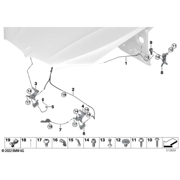 Капот/система замков