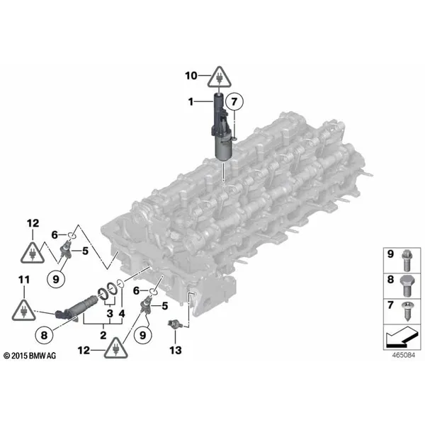 Головка бл.цил. - дополнит.эл.элементы