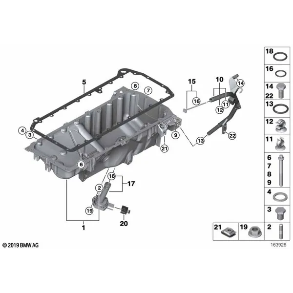Масляный картер/маслоизмерит.приспособл.