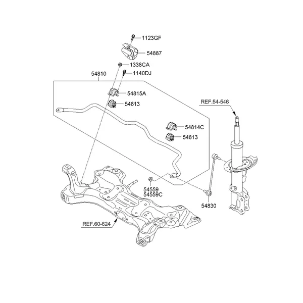 FRONT SUSPENSION CONTROL ARM