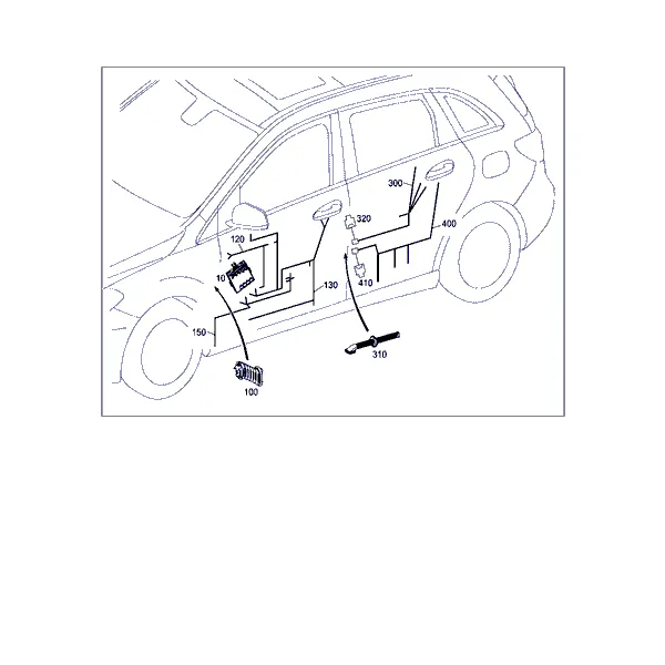 ЖГУТ ЭЛЕКТРОПРОВОДКИ И БЛОК УПР. ДВЕРИ
