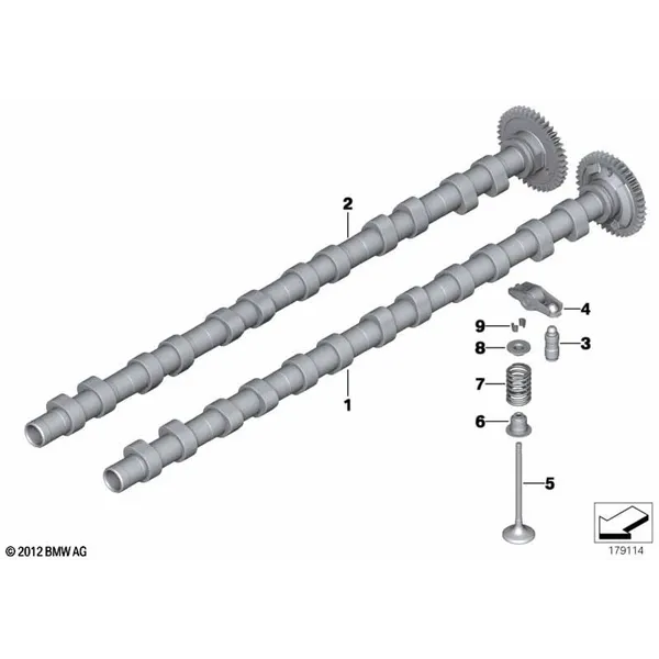 Распредвал механизма газораспределения
