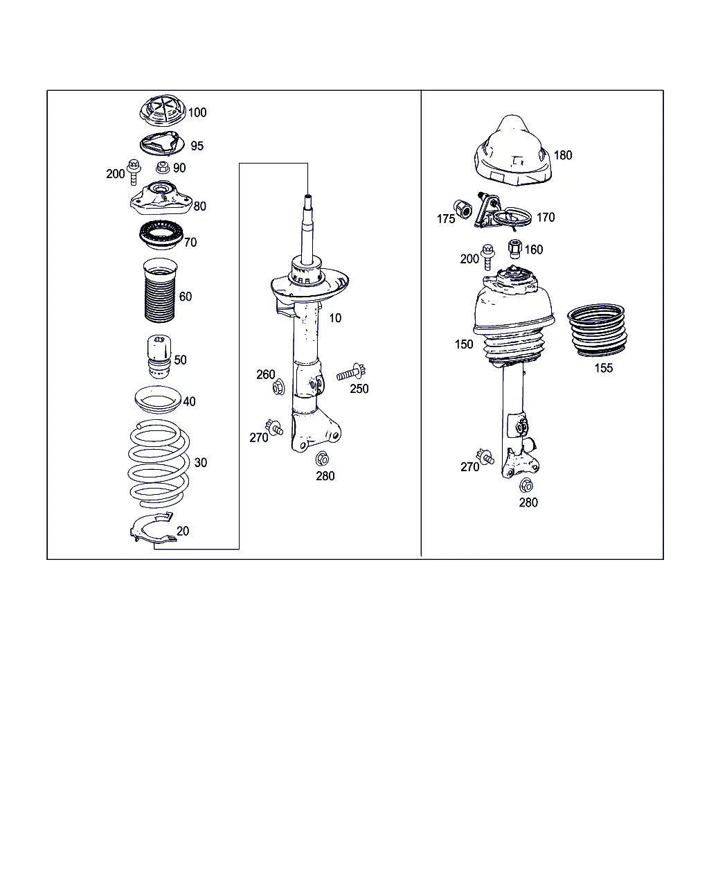 АМОРТИЗ. СТОЙКА ПЕРЕДНЯЯ И ЕЁ КРЕПЛЕНИЕ