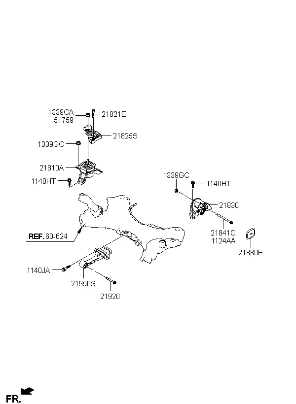 Подвеска двигателя и коробки передач