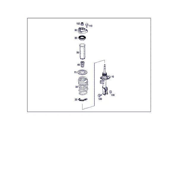 АМОРТИЗ. СТОЙКА ПЕРЕДНЯЯ И ЕЁ КРЕПЛЕНИЕ