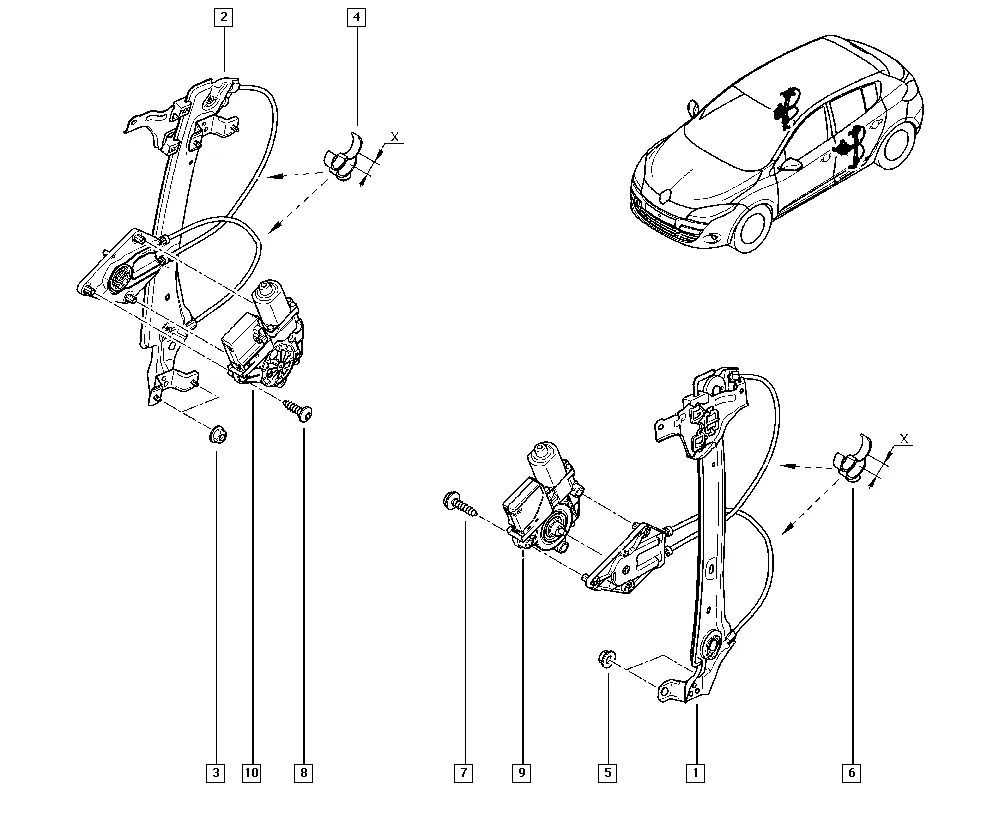 Электрические стеклоподъемники