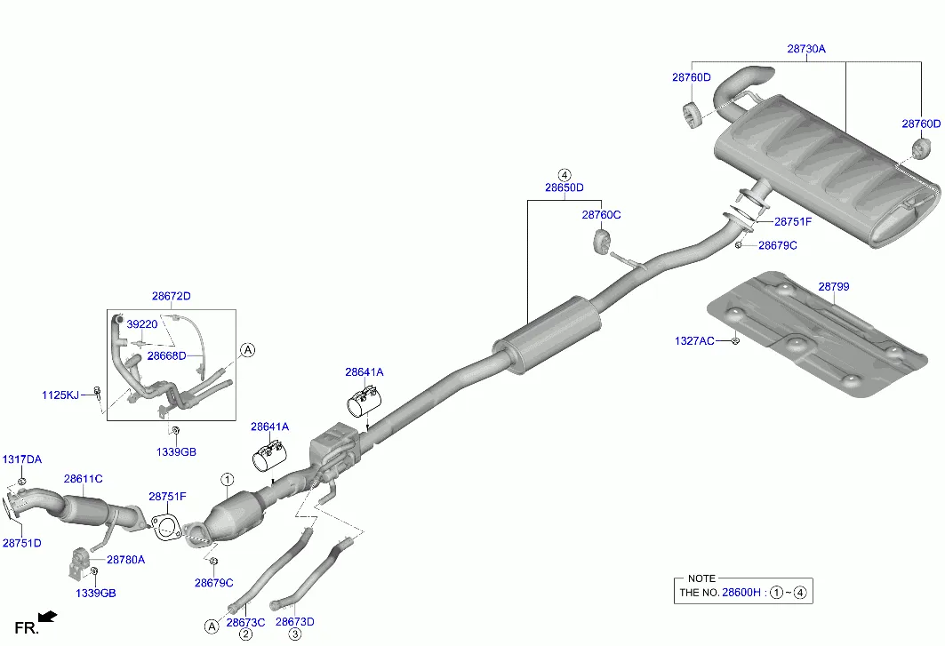 MUFFLER & EXHAUST PIPE