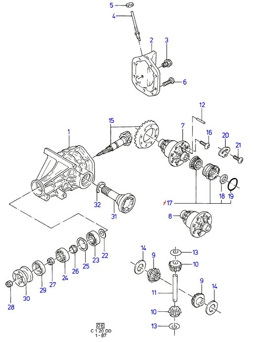 Эл-ты-дифф. и задн. моста