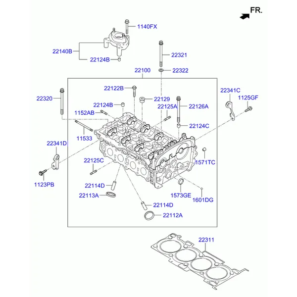 ГОЛОВКА БЛОКА ЦИЛИНДРОВ