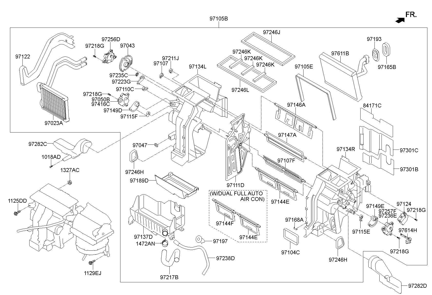 HEATER SYSTEM-HEATER & BLOWER; 1