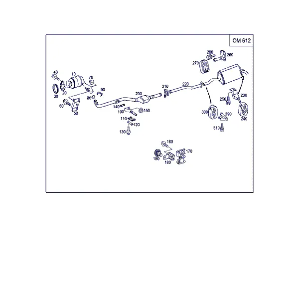 СИСТЕМА ВЫПУСКА ПРИ 5-ЦИЛ. ДИЗЕЛЬН. А/М