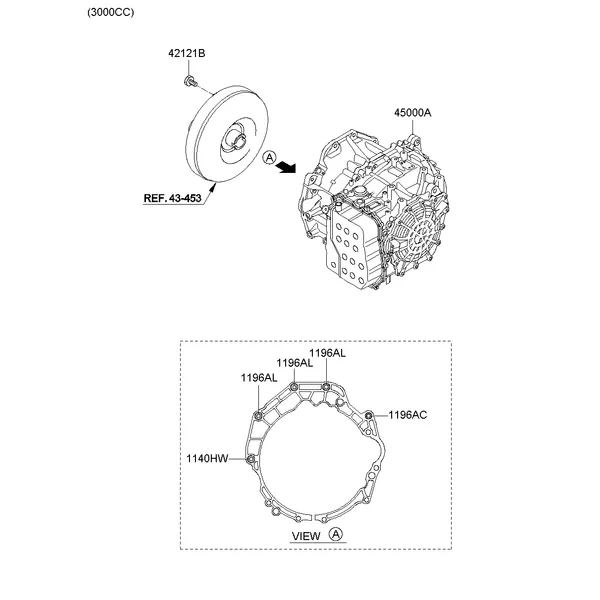 TRANSAXLE ASSY-AUTO; 2
