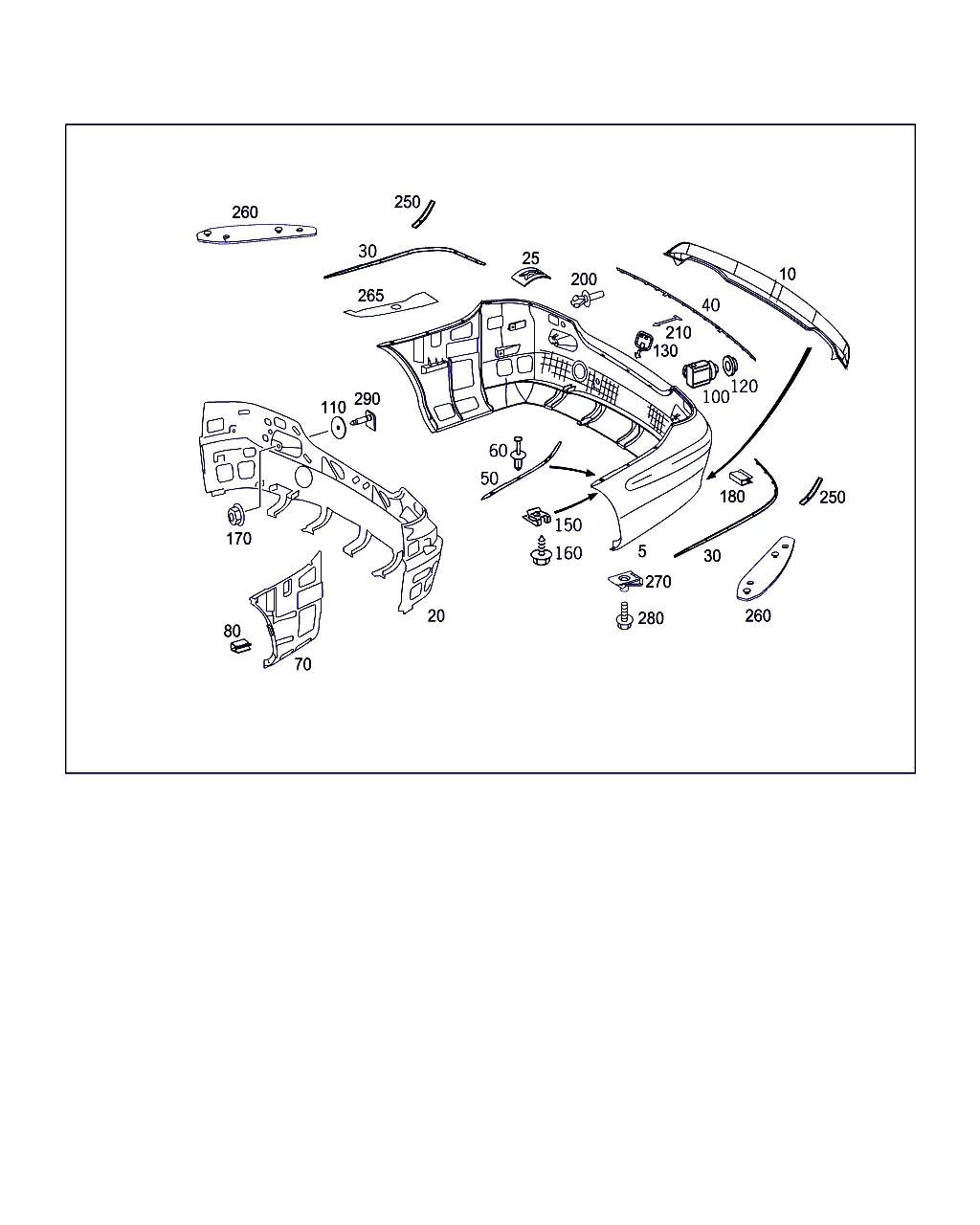 БАМПЕР ЗАДНИЙ