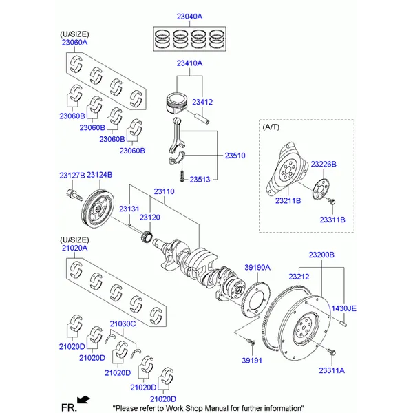 коленвал и пистон