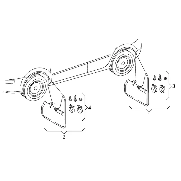 Оригинальные аксессуары Брызговик