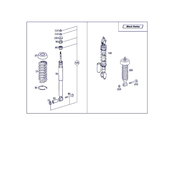 АМОРТИЗ. СТОЙКА ЗАДНЯЯ И ЕЁ КРЕПЛЕНИЕ N