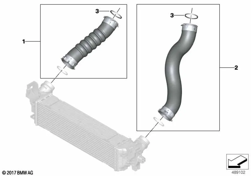 Воздуховод наддувочного воздуха