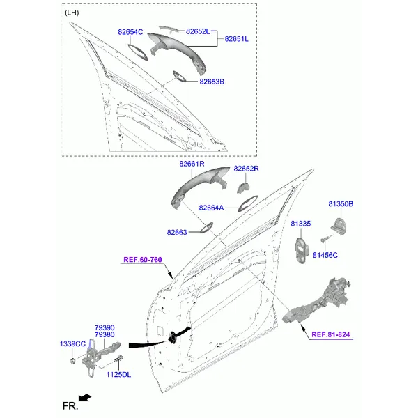 замок передней двери