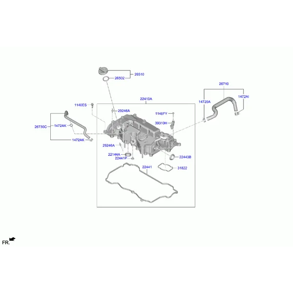 Крышка головки цилиндров