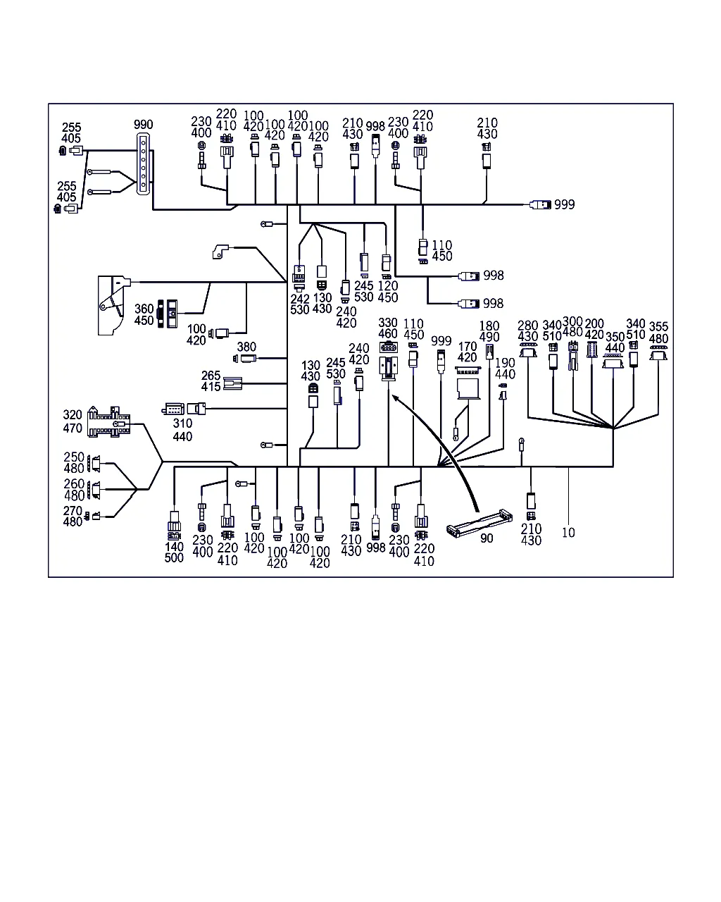ОСНОВ.ЖГУТ ЭЛЕКТРОПРОВ.НЕСУЩ.ОСНОВ.КУЗ.