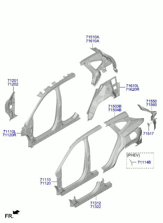 панель кузова боковая