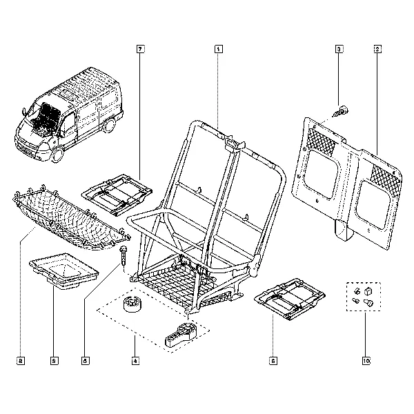 Каркас сиденья