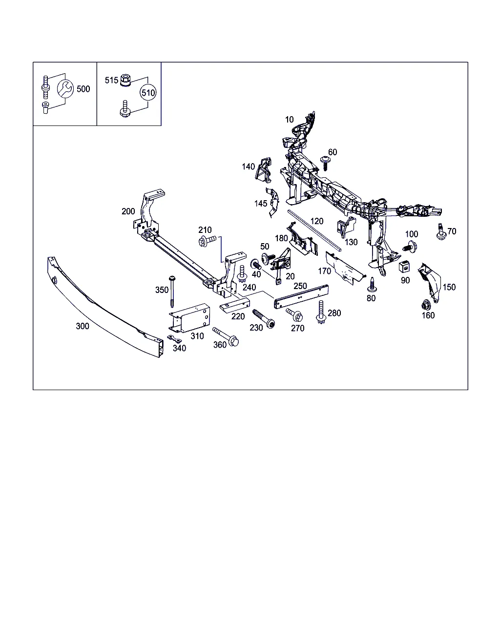 ПЕРЕД. ЭЛЕМ. ЖЕСТКОСТИ И ОПОРА РАДИАТОРА