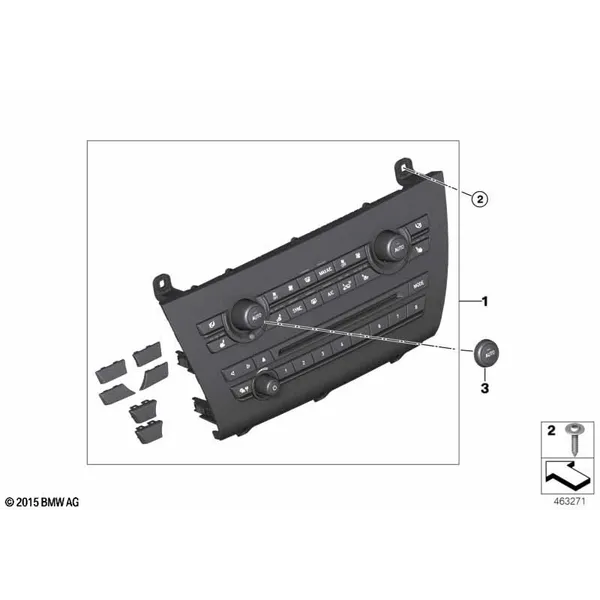 Пан.упр.радиоприемником и кондиционером