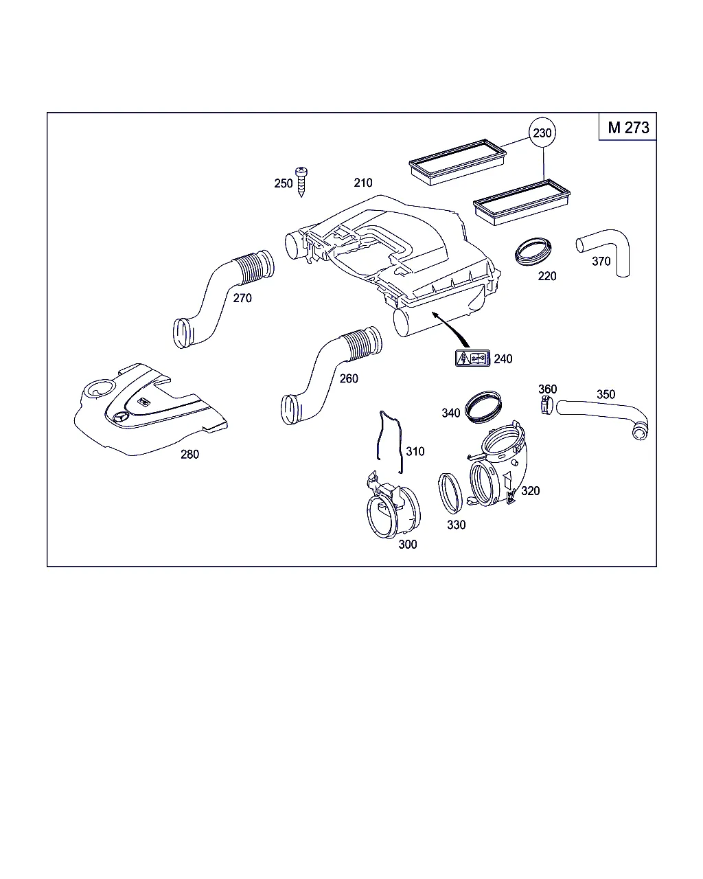 ВОЗДУХОЗАБОРНИК БЕНЗИНОВЫХ А/М