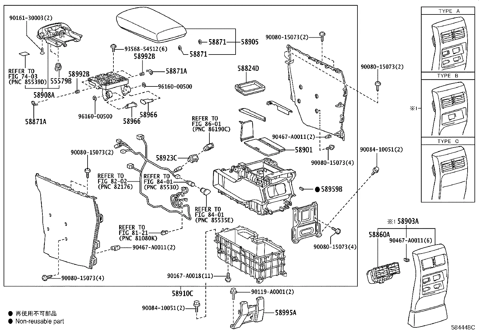 CONSOLE BOX & BRACKET