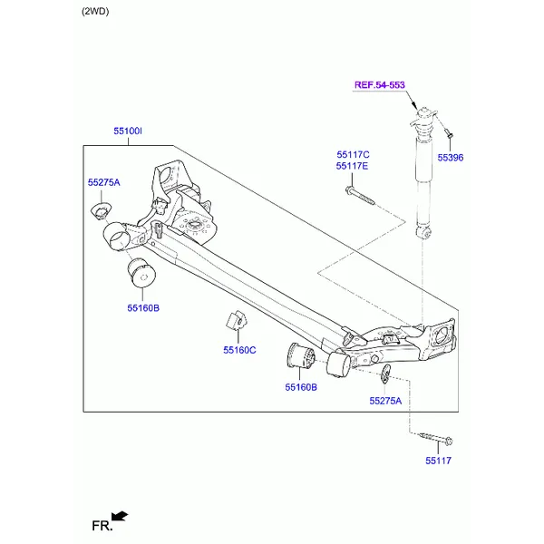 Рычаг задней подвески