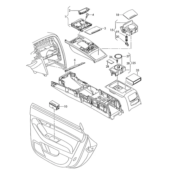 Пепельница Подстаканник Сумка для компакт-дисков