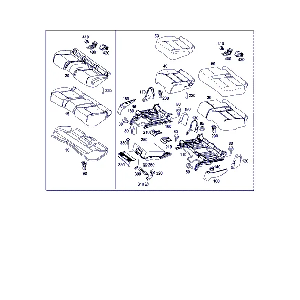 ПОДУШКИ ЗАДНИХ СИДЕНИЙ