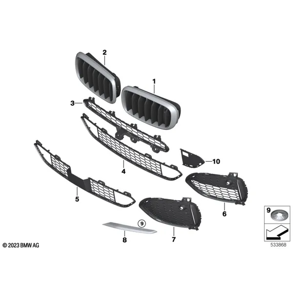 Облицовка M, декор.элементы Пд