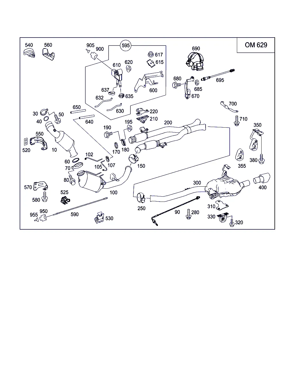 СИСТЕМА ВЫПУСКА ОГ ПРИ 8-ЦИЛ. ДИЗЕЛЬН. А/М