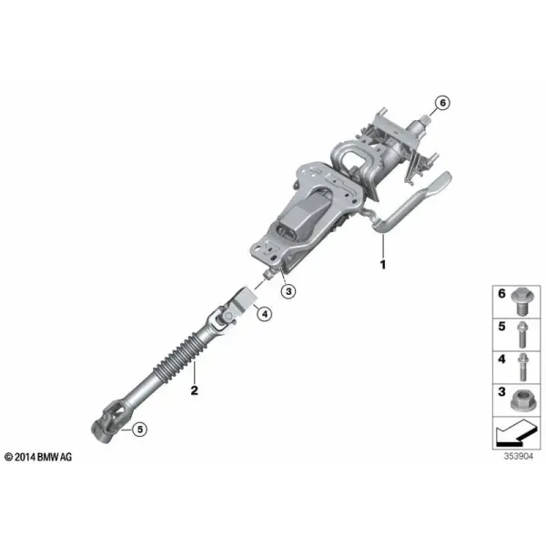 Механическая рулевая колонка
