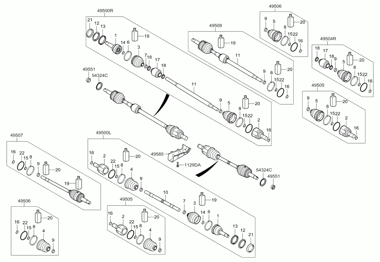 DRIVE SHAFT - FRONT