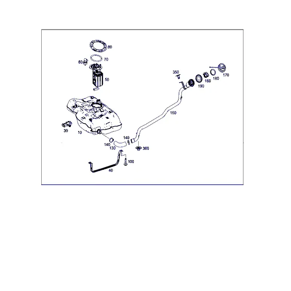 ТОПЛИВНЫЙ БАК С НАВЕСНЫМИ ЭЛЕМЕНТАМИ