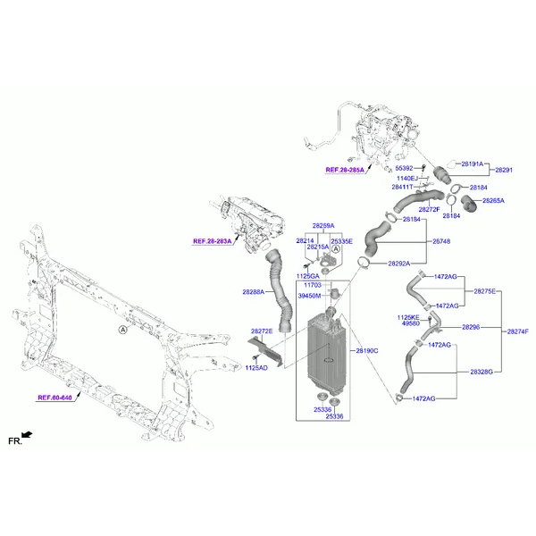Турбокомпрессор и охладитель воздуха