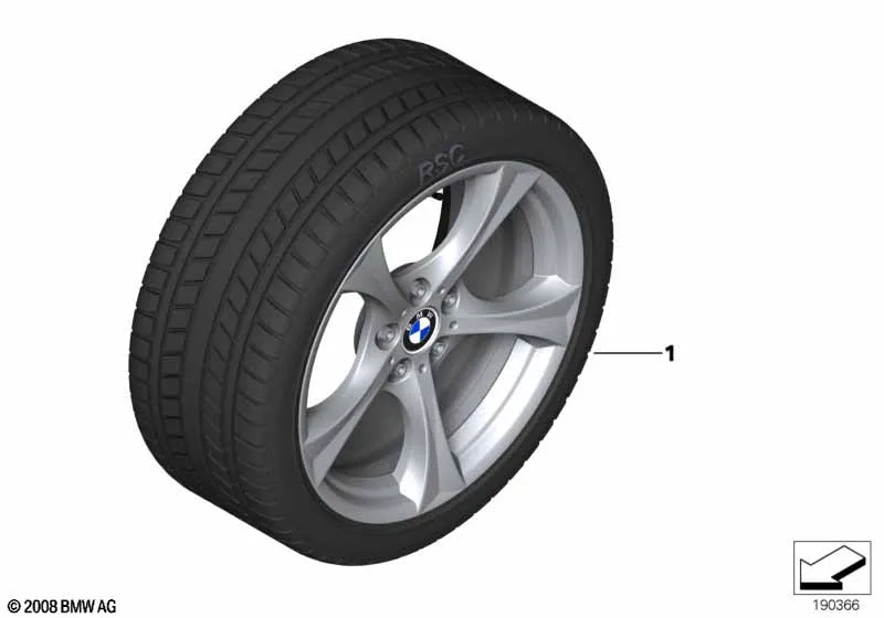 Колесо в сб.зим.звездообр.сп.276 - 17"