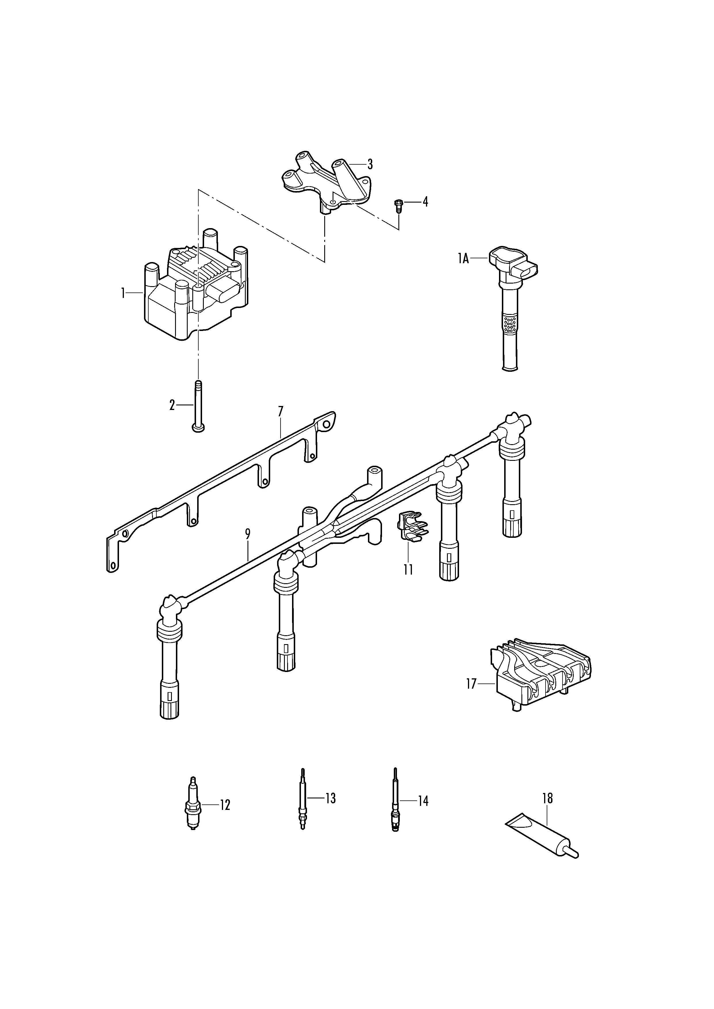 Катушка зажигания Свеча зажигания Свеча накаливания