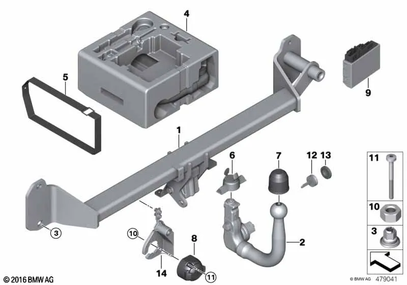 Тягово-сцепное устройство съемное