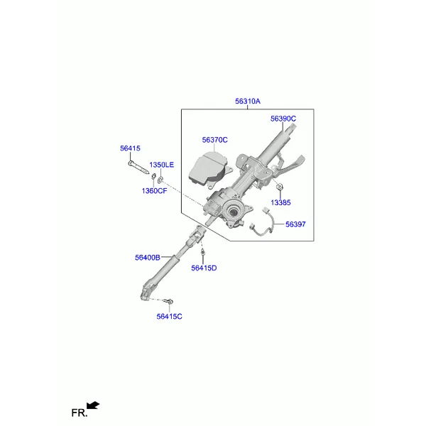 Рулевая колонка и вал