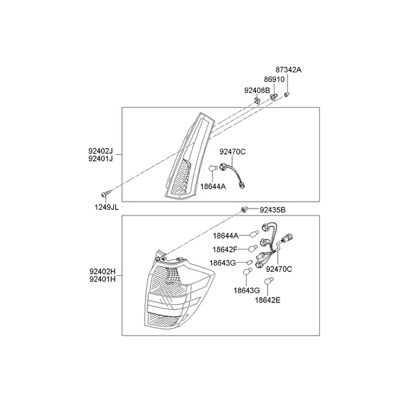 задняя фара