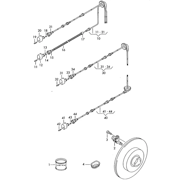 Датчик частоты вращения Жгут проводов датчика частоты вращения