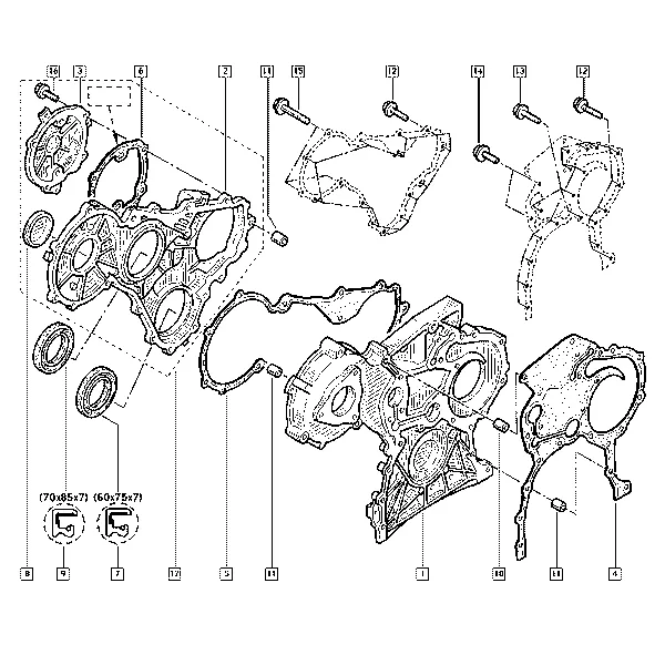 Крышка клапанного механизма - Головка блока цилиндров